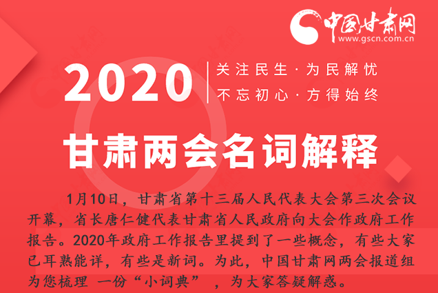 2020甘肅兩會|漲知識！政府工作報告23個新名詞，最全解釋來了