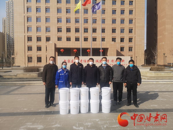 【甘肅全民戰(zhàn)“疫”】暖心！民革蘭州市委會捐助首批1噸防疫物資（圖）