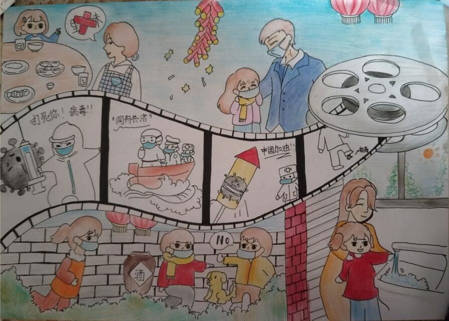 “疫情當(dāng)前，孩子們有‘畫’說”作品展播（三十七）