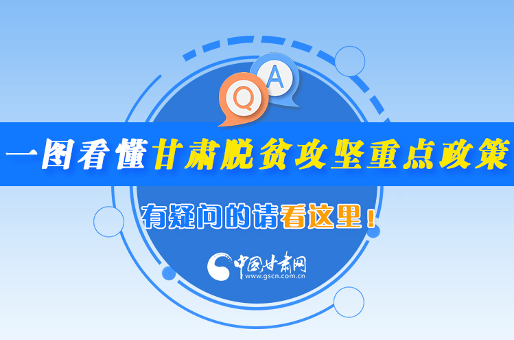 一圖看懂甘肅脫貧攻堅(jiān)重點(diǎn)政策，有疑問(wèn)的請(qǐng)看這里！