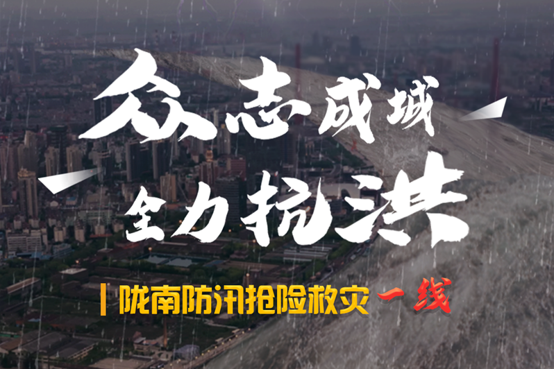 海報丨隴南防汛搶險救災(zāi)一線，這些讓我們感動的瞬間!