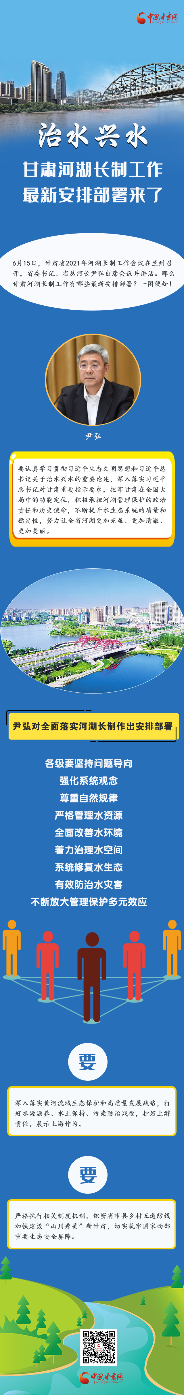 圖解|速看！甘肅河湖長制工作最新安排部署來了