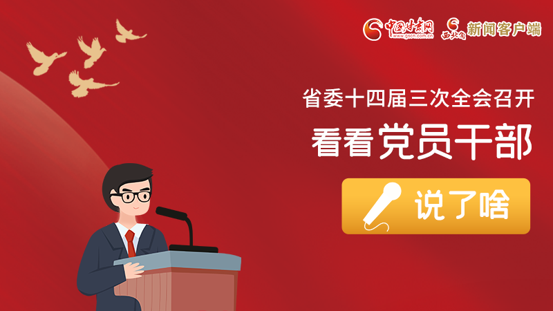 圖解|事關(guān)甘肅省委十四屆三次全會(huì)，黨員干部這么說(shuō)！