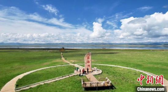 2024年6月，甘肅甘南州碌曲縣尕海湖。(資料圖)高瑩 攝