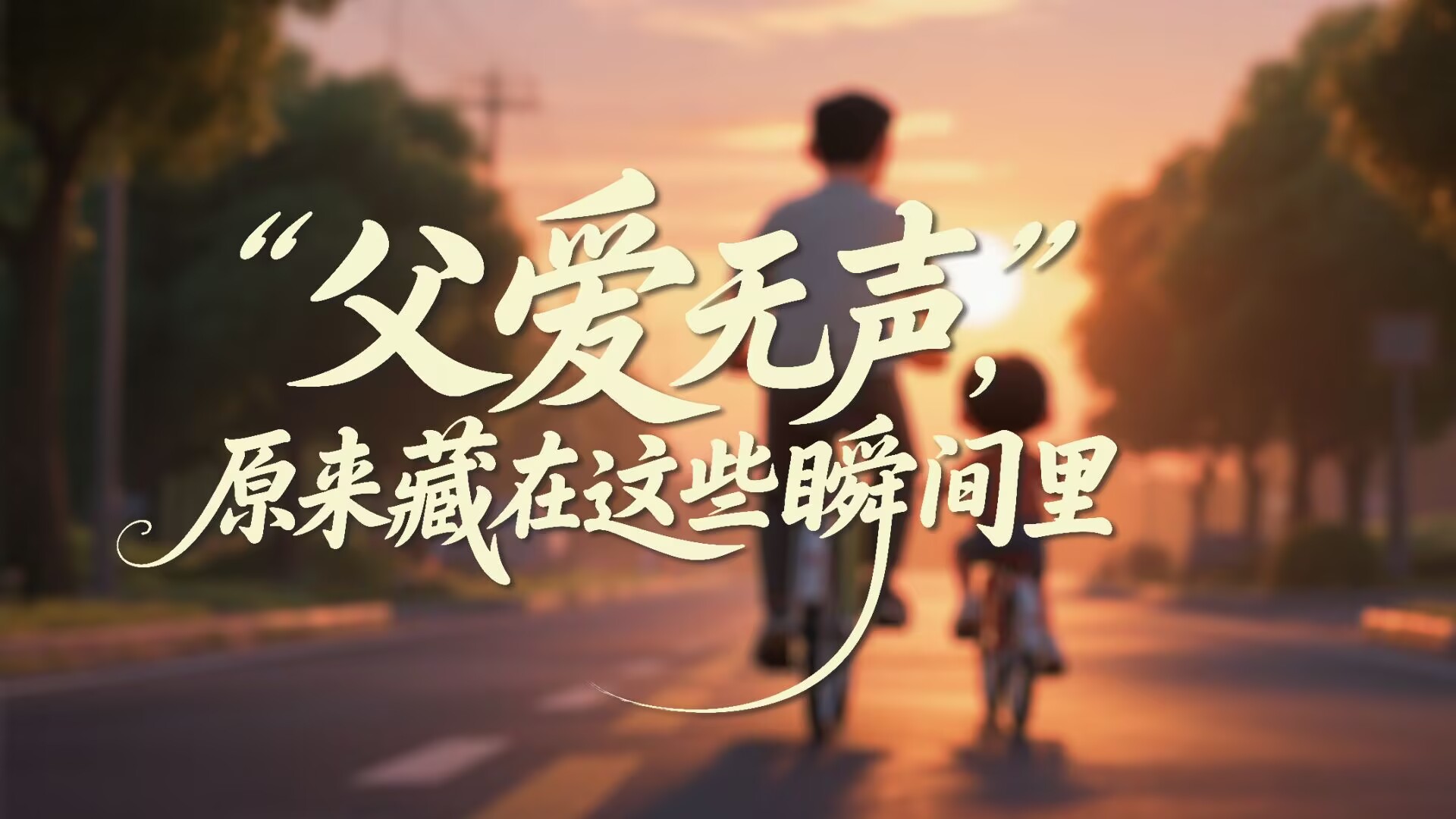 父愛(ài)無(wú)聲，原來(lái)藏在這些瞬間里